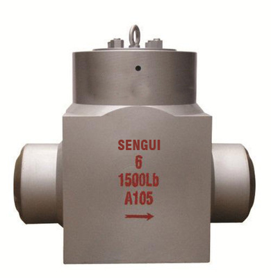 Forged self-sealing high pressure check valve