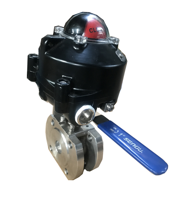 Manual Ball Valve with Limit Switch Feedback
